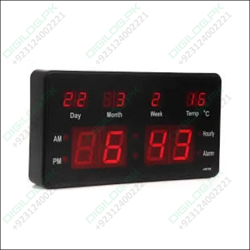 Calendar Clock with LED digital display JH2158Y Price IN pakistan