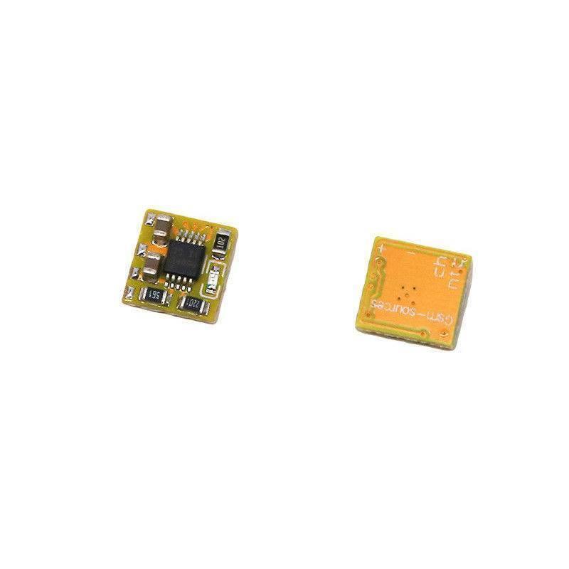Easy Chip Charge IC Chip Board Module Solve Charging Problem For Mobile Repairing - two small yellow circuit boards with surface-mounted components, viewed from the front and back.