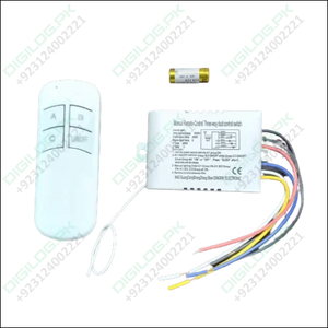 3 Channel Remote Control Switch For 220v Load