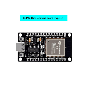 ESP32 WiFi + Bluetooth Module Type-C (30 Pin) (Pre-Soldered) - a black 30-pin microcontroller board with a USB-C port, two push buttons, and a metal-shielded ESP-WROOM-32 module.