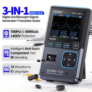FNIRSI DSO-TC4 3-in-1 oscilloscope transistor tester - view 2