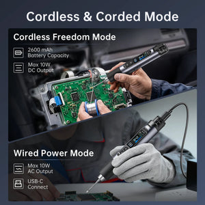 FNIRSI HS-03 cordless soldering iron - view 5