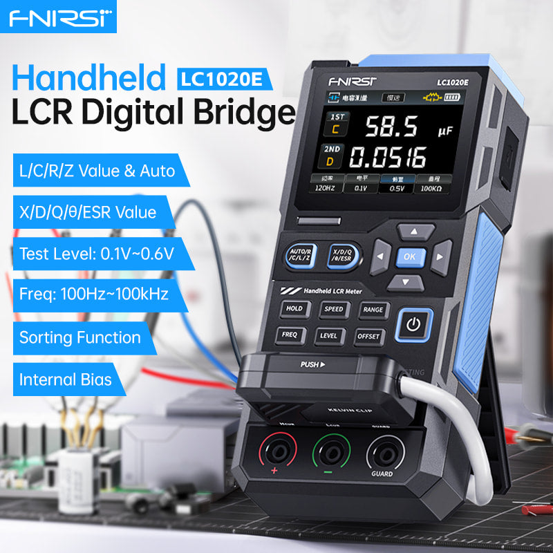 FNIRSI LC1020E handheld LCR meter - view 2