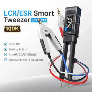 FNIRSI LCR-ST2H 100kHz tweezer LCR meter - view 2