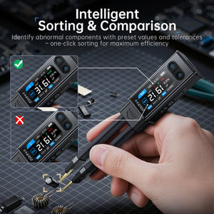 FNIRSI LCR-ST2H 100kHz tweezer LCR meter - view 3