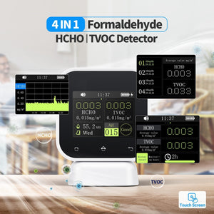 FNIRSI SFD-02 indoor air quality monitor - view 3