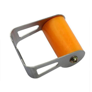 Hand-held Heating Soldering Iron 110V / 220V 60W / 80W mannual Soldering gun - a close-up of a U-shaped metal bracket with an orange cylindrical roller attached by a screw.