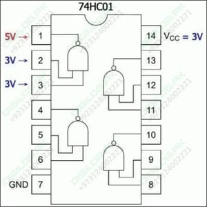 Hd74hc01 Nand Gate Ic