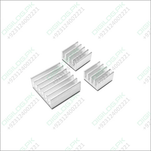 Aluminum heat sink for Raspberry Pi featuring effective fins for optimal cooling