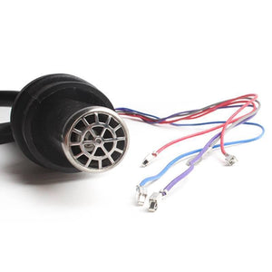 Hot Air Gun Handle For Kada Rework Soldering Station 850 852D+ 5wires - a black cylindrical handle with a metal nozzle and five loose wire leads.