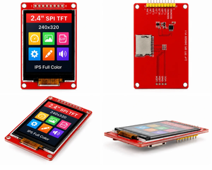 2.4 Inch SPI TFT LCD ILI9341 - Multiple Angles