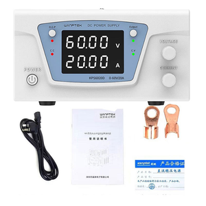 Wanptek KPS6020D DC Power Supply with accessories