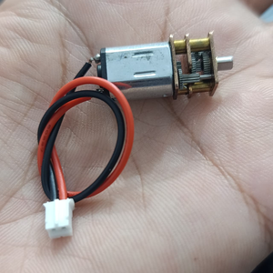 N20 Gear Motor side view with 4mm shaft