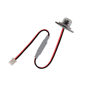 IP68 Waterproof 275nm UV LED Module Screw Installation Uvc LED Lamp DC12V - a dome-shaped LED lamp with a mounting flange, wiring, and a connector.