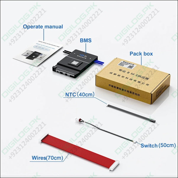 JK Smart BMS JK BMS 100A Active Balance JK-BD6A20S10P/12P 8s 24V 20s Smart BMS 100AMP 100AH for Lithium Battery