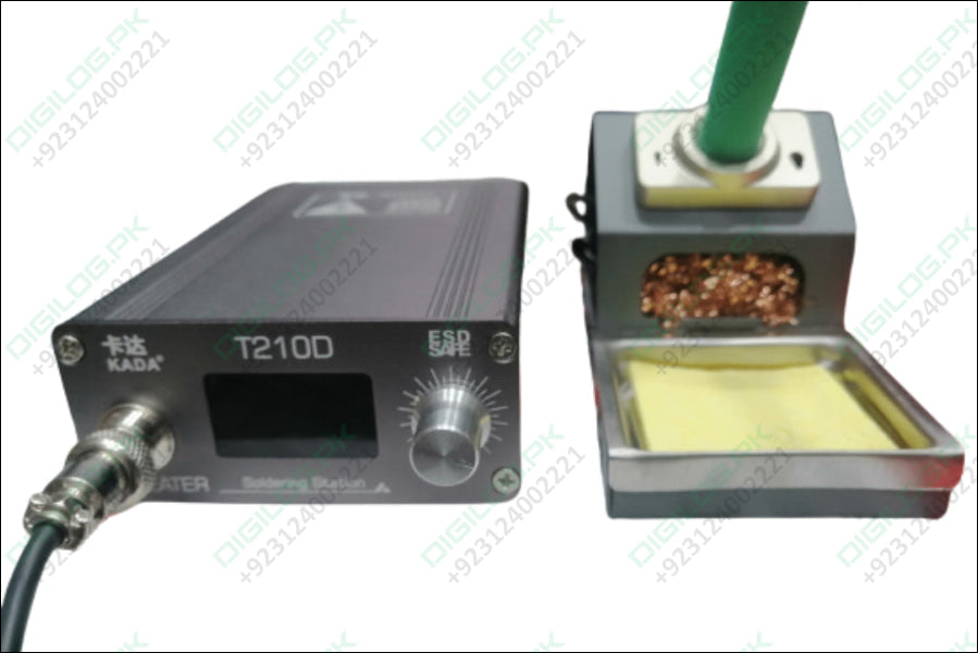 KADA T210D Thermostatic Soldering Station β 75W, Adjustable Temperature 120β450Β°C, LED Display, Auto Sleep, PID Control
