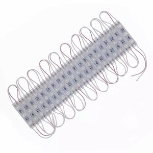 LED Module DC12V Module White Energy-saving Advertising Light LED Module Samsung - shown as a string of twenty white LED modules connected by wires.