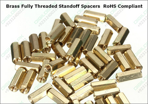 M3 X 10mm Long Female Threaded Brass Hexagonal Standoff Pcb Spacers — Buy online in Pakistan | digilog.pk
