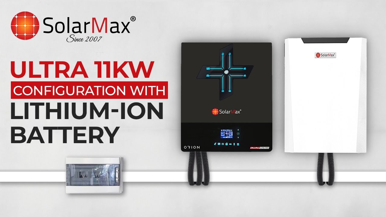 Solar Max SM-DUAL-LFP-5.37K (105AMP) for 48V Inverter in Pakistan