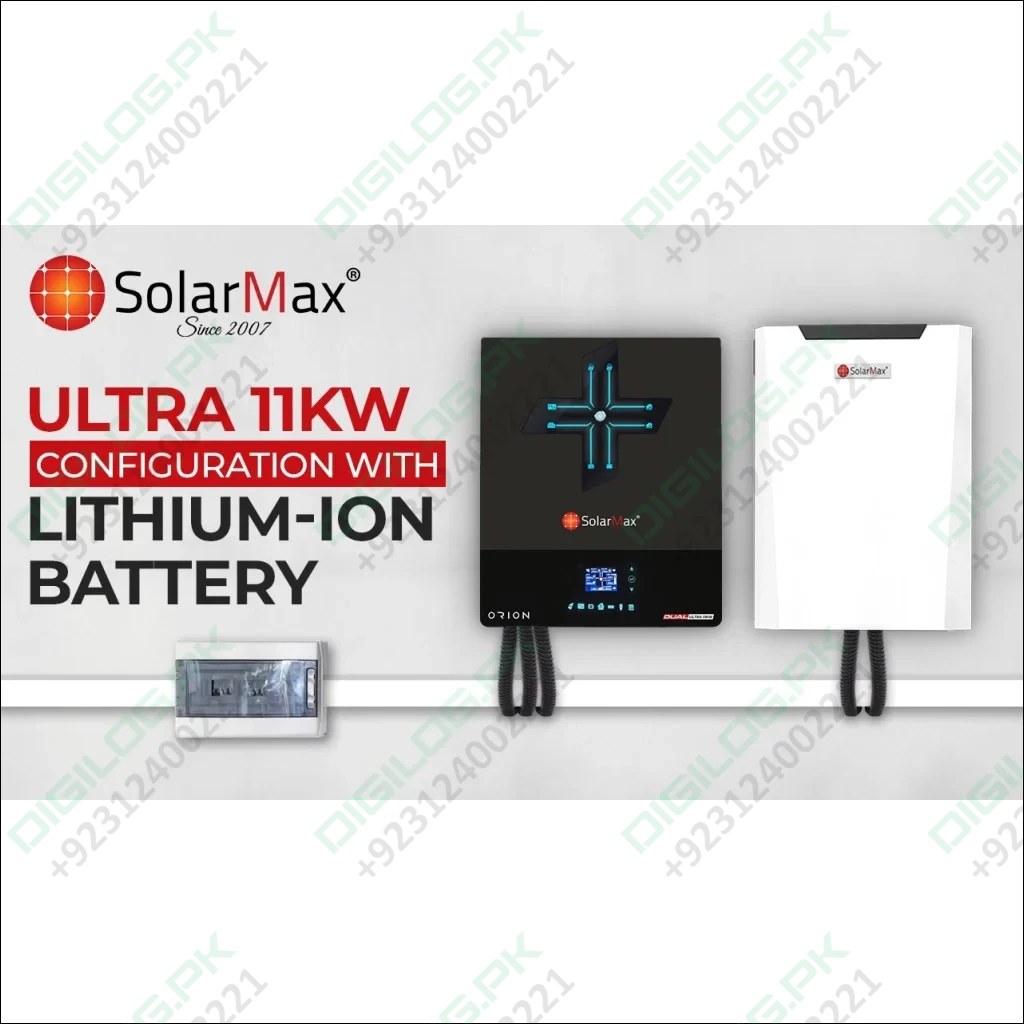 Solar Max SM-DUAL-LFP-5.37K (105AMP) for 48V Inverter in Pakistan