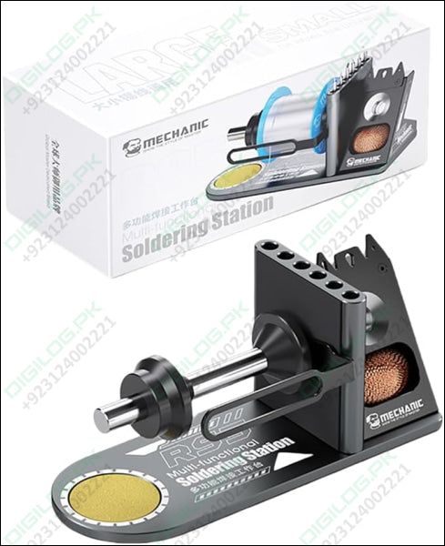 MECHANIC RS5 Multi Functional Welding Soldering Iron Holder with Iron Tip Placement Hole Sponge Pad Tin Wire Placement Rack