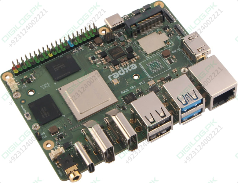 On Demand Radxa ROCK 5B RK3588 Rockchip 8-core CPU SBC HDMI 8K Output M.2 M Key Connector with PCIe 3.0 4/8/16/32GB