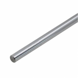 Optical Axis 8x250mm Linear Rail Shaft - a single, straight, silver-coloured metal cylindrical rod shown against a plain white background.