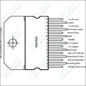 Tda7293 Audio Amplifier Ic