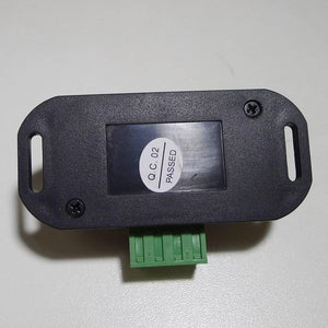 PIR8 Controller 12V 24V PIR Sensor LED Dimmer Switch Motion Timer Function Sign Control LED Strip Tape Lights - a black rectangular module with a green terminal block and a Q.C. 02 PASSED sticker.