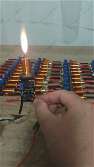 Plasma Arc Fire Head High-Frequency Electric Flame 15–24V Plasma Ignition Module-digilog.pk