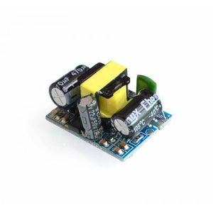 Professional PCB Mount 12V 400mA 4W AC-DC Step Down Isolated Switching Power Supply Module - shown as a blue circuit board with capacitors and a transformer.