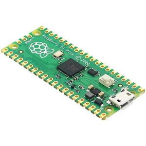 Raspberry Pi Pico RP2040 Cheap Price - a green rectangular microcontroller board featuring a micro-USB port, a push button, and two rows of pin headers.
