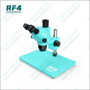 RF4 RF 6565TVP TRINOCULAR STEREO MICROSCOPE WITH BIG BASE 6.5X~65X ZOOM 3D CONTINUOUS ZOOM
