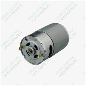 RS 555 12V DC High Speed Motor For DIY Applications And PCB Drill In Pakistan - DC Motors