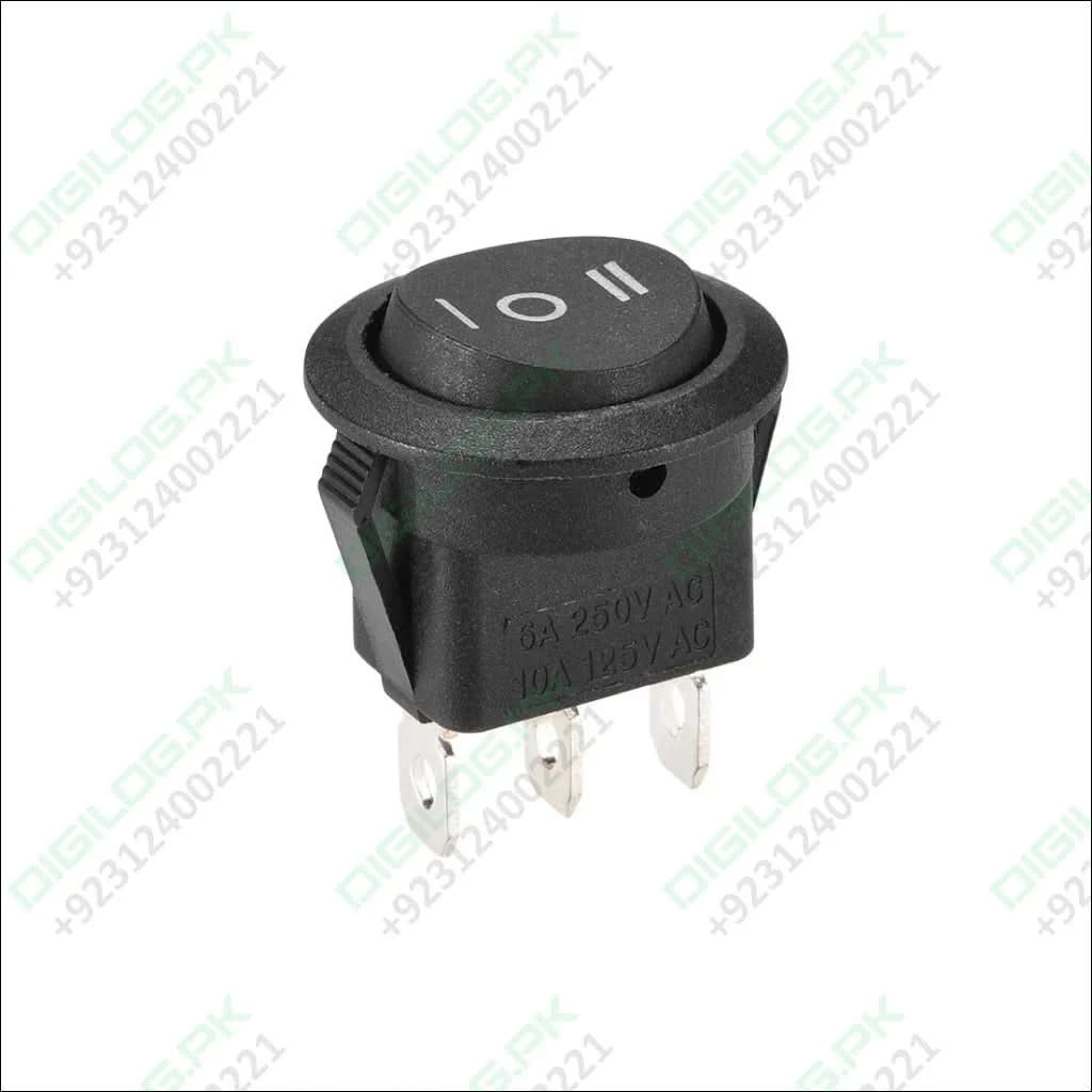 Boat Rocker Switch Oval Toggle Switch 3pins ON/OFF/ON AC 250V/6A 125V/10A 1pcs
