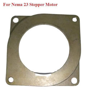 Shock Absorber Stepper Vibration Damper For NEMA23 Stepper Motor - a flat, square, metallic vibration damper with a large circular center cutout.