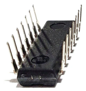 SN74HC21N 74HC21 Dual 4-input Positive-and Gates Breadboard-friendly IC DIP-14 - a black 14-pin dual in-line package component with metal pins, shown from a high-angle perspective against a white background.