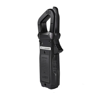 Solar Meter WinAPEX 8204 Digital Clamp Meter AC Ampare DC Ampare Meter Clamp meter - a black handheld electrical testing device shown from the rear, featuring a trigger, battery compartment, and label.