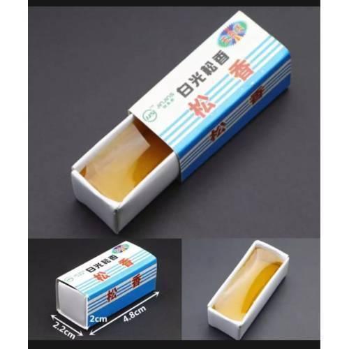 Solder Past Bon Beroza Baroza Broza Paste Bit Cleaner Rosin Paste White Smoke Past - shown in its blue and white sliding box packaging with a dimension diagram and an open view of the resin.