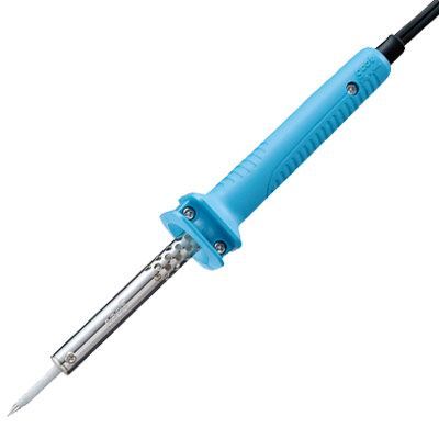 Soldering Iron 30WATT - a light blue handheld soldering iron with a metal heating element and a pointed tip, shown against a white background.