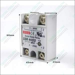 Solid State Relay Dc Output Ssr 40dd