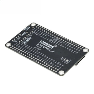 STM32F407VET6 STM32 System Core Board STM32F407 Development Board F407 Single Chip Learning Board - a black rectangular circuit board with a USB port, SWD interface, and numerous labeled pin headers and mounting holes.
