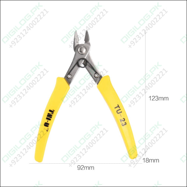 TNI-U TU23 Diagonal Plier Cutter Cutting Copper Cable Wire Repair Clamp DIY Electronic in pakistan