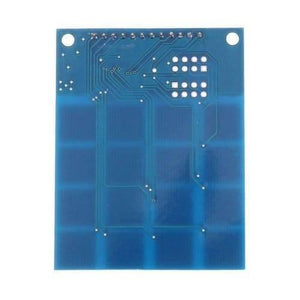 TTP229 16 Way Capacitive Touch Switch 4x4 Keypad Digital Touch Sensor Module - the blue rectangular PCB underside with visible circuit traces.
