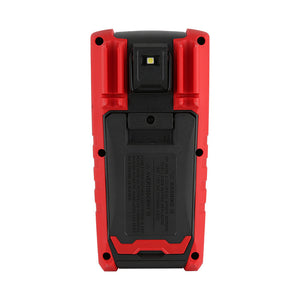UNI-T UT196 True RMS Solar Digital Multimeter – 6000 Count, 1700V DC / 1500V AC, IP65 Waterproof, 2m Drop-Proof, Low-Pass Filter, LoZ, CAT III 1000V / CAT IV 600V - the red and black casing, a battery compartment cover, and a built-in LED light.