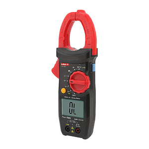 UNI-T UT2117R True RMS Digital Clamp Meter – 1000A AC, AC/DC 1000V, 60MΩ Resistance, Capacitance, Frequency, Dual-Mode NCV, 1000V Overload Protection, CAT III 600V / CAT II 1000V - a rotary dial, yellow button, side trigger, input ports, and a display showing OL.