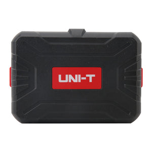 UNI-T UT501E Insulation Resistance Tester – Digital Megohmmeter - shown as a black rectangular carrying case with a red UNI-T logo on the front.