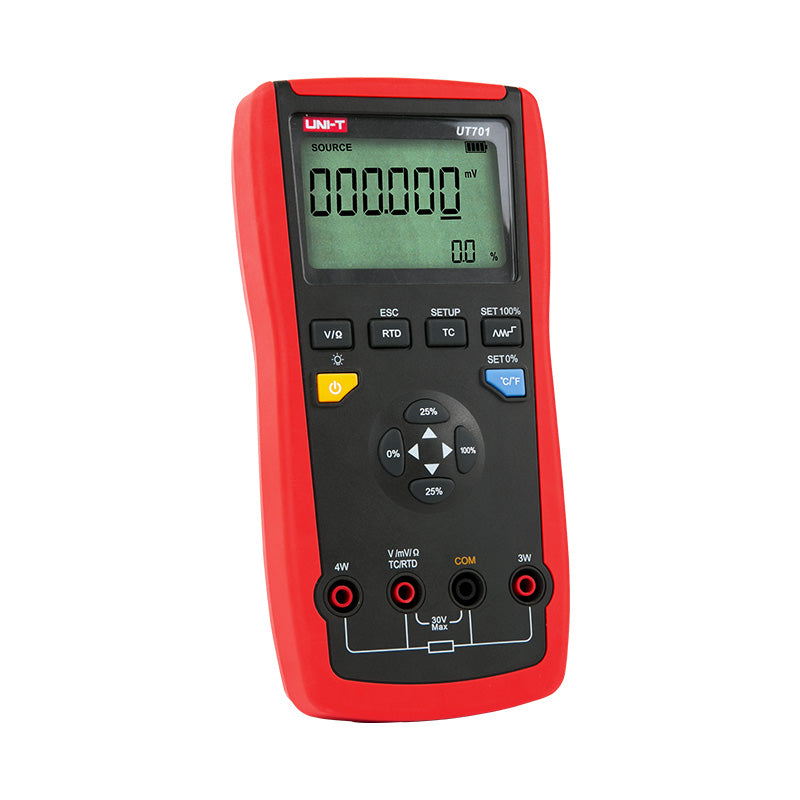 UNI-T UT701 temperature calibrator display