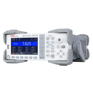 UNI-T UTE310 600V High-Performance Digital Power Meter / Power Analyzer - with a front-facing display showing 7.825 V, control buttons, and a circular input port.