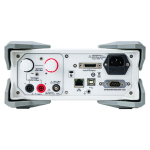 UNI-T UTE310 600V High-Performance Digital Power Meter / Power Analyzer - voltage and current terminals, power input, LAN, USB, and GPIB/RS-232 communication ports.